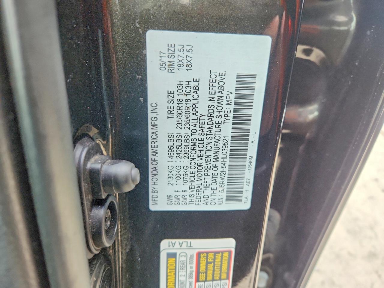 Honda Crv Ex