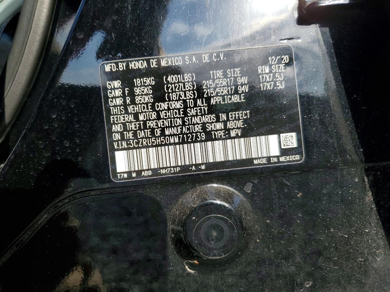 Honda HR-V Ex