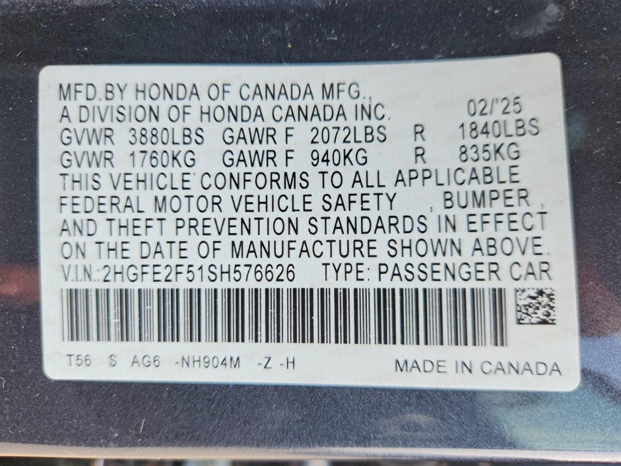 Honda Civic Sport
