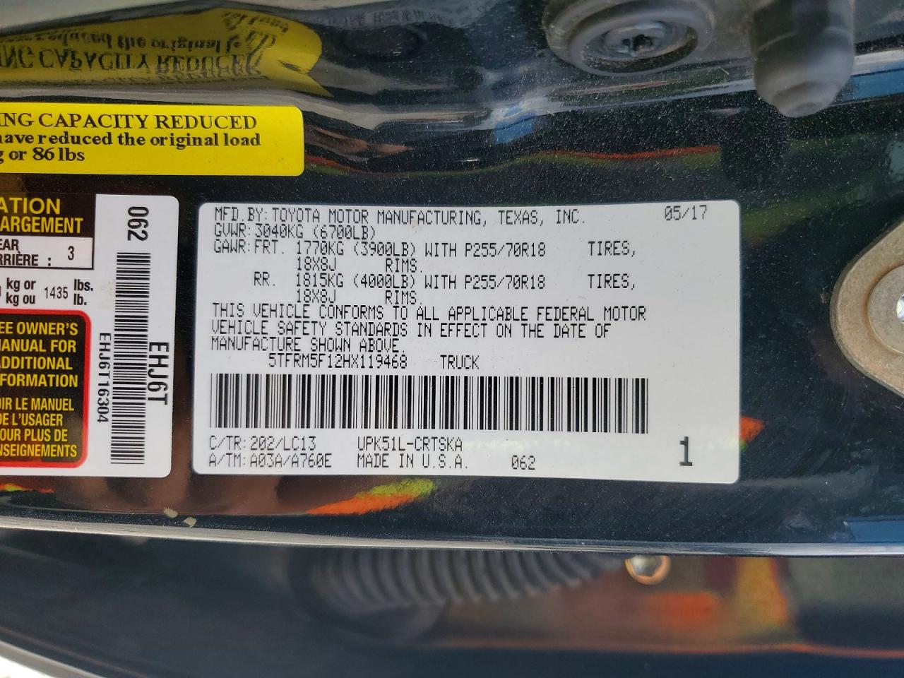 Toyota Tundra Sr