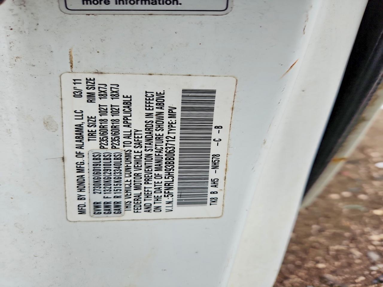 Honda Odyssey Touring