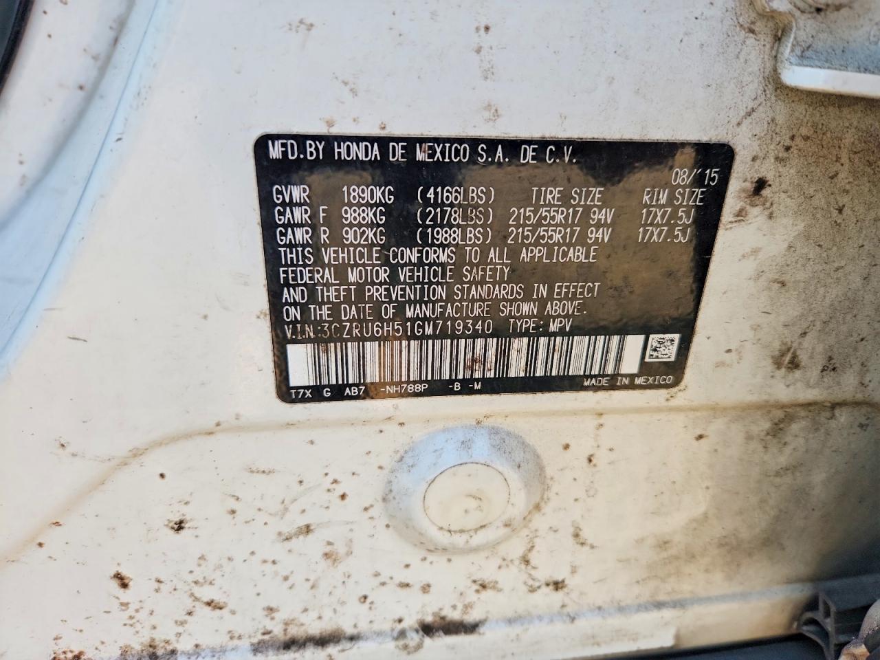 Honda HR-V Ex