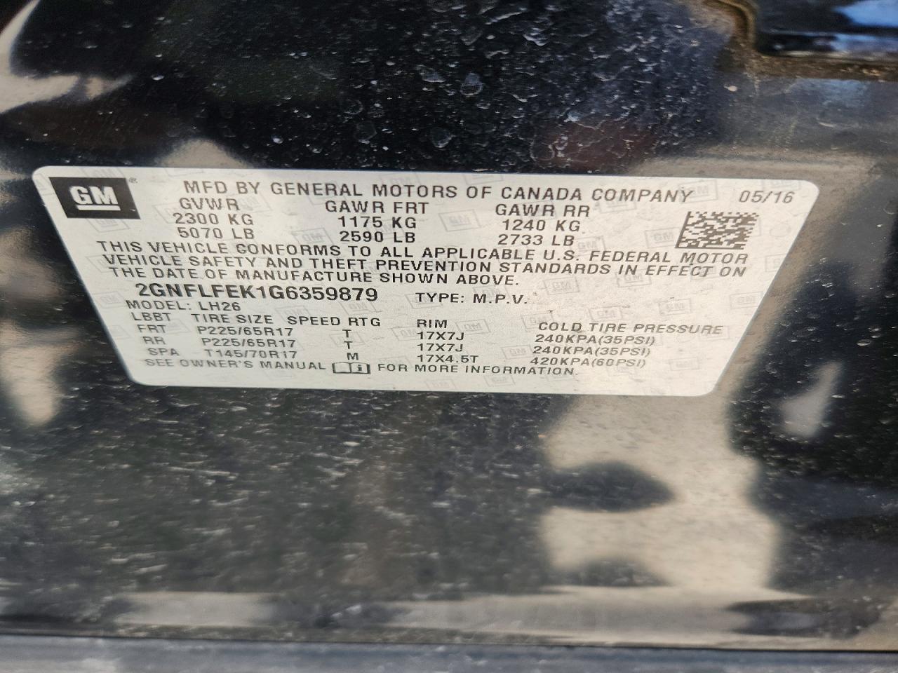 Chevrolet Equinox Lt