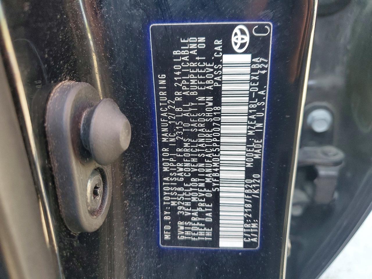 Toyota Corolla Le