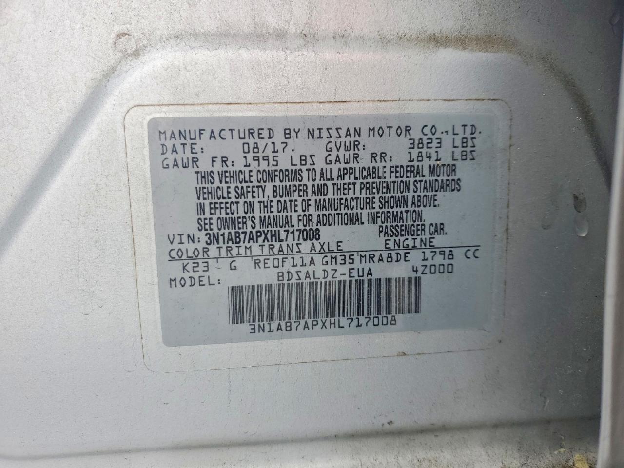 Nissan Sentra Sv