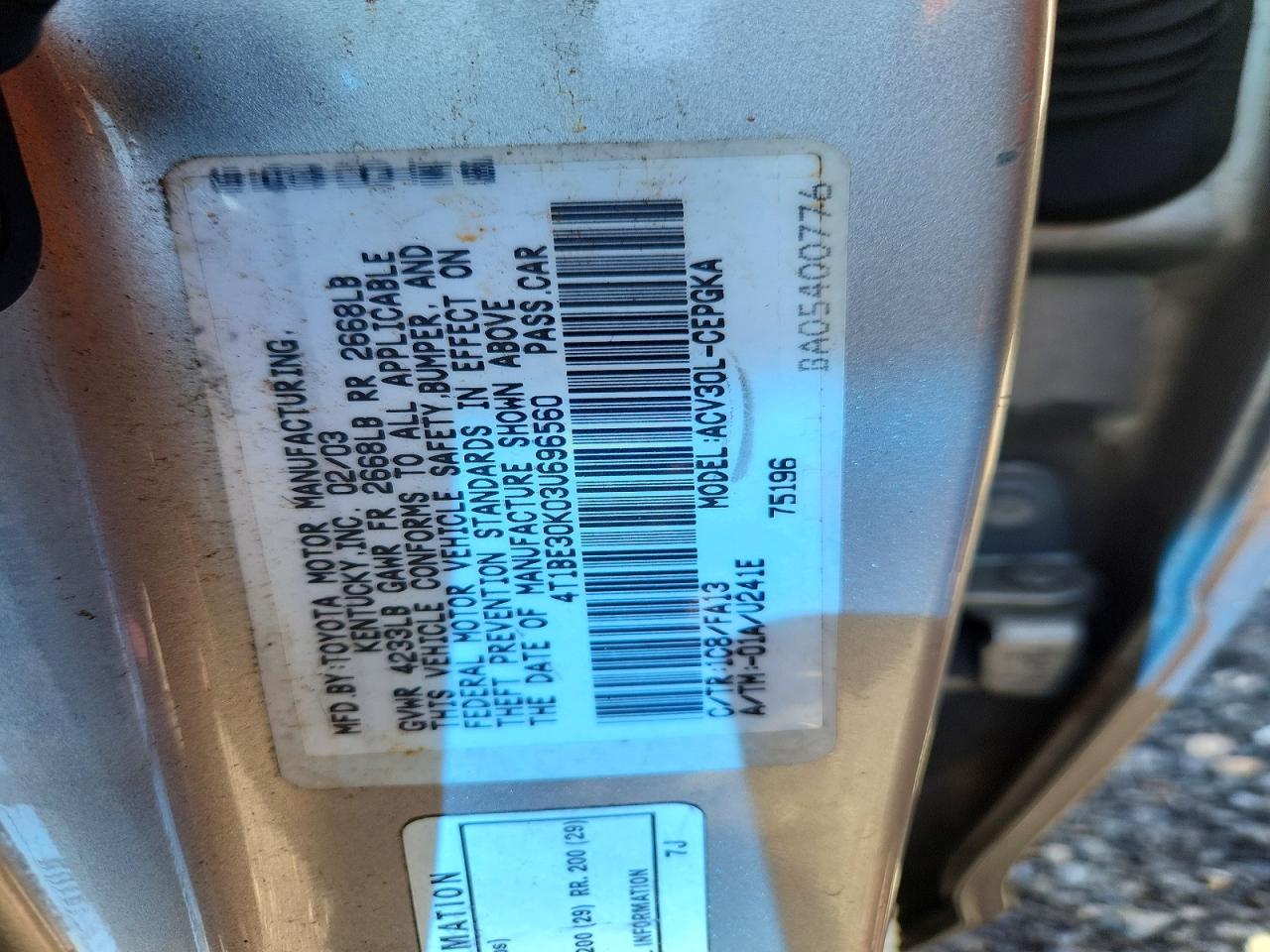 Toyota Camry Xle