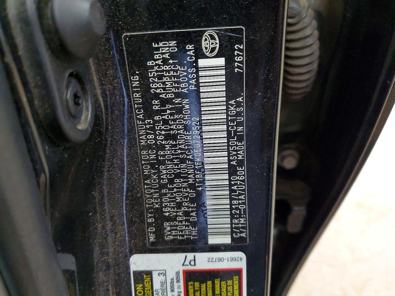 Toyota Camry Xle