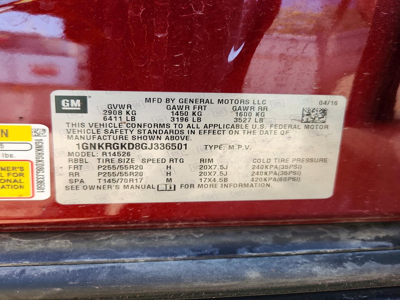 Chevrolet Traverse Lt