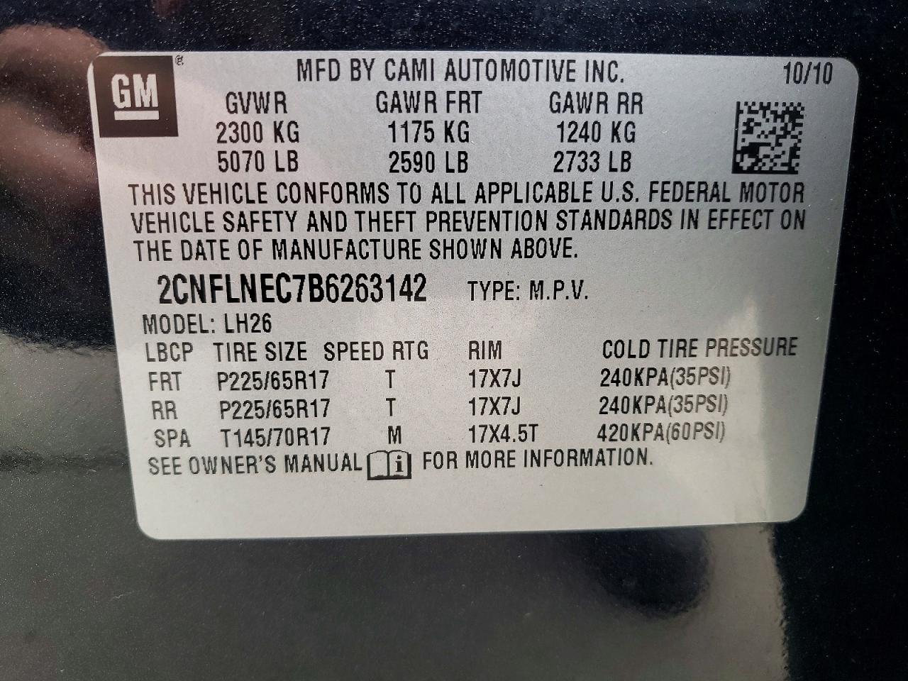 Chevrolet Equinox Lt