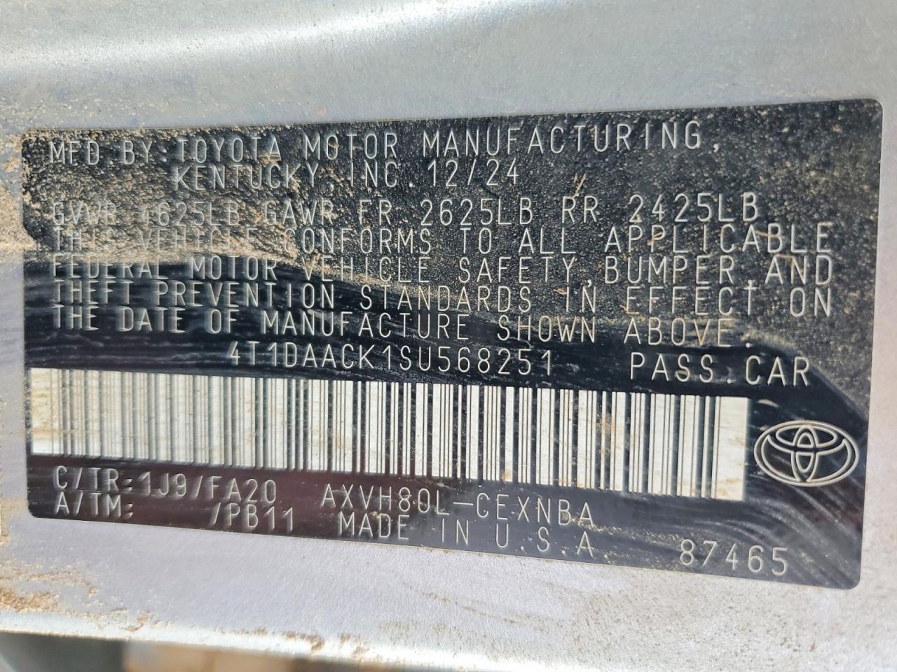 Toyota Camry Le