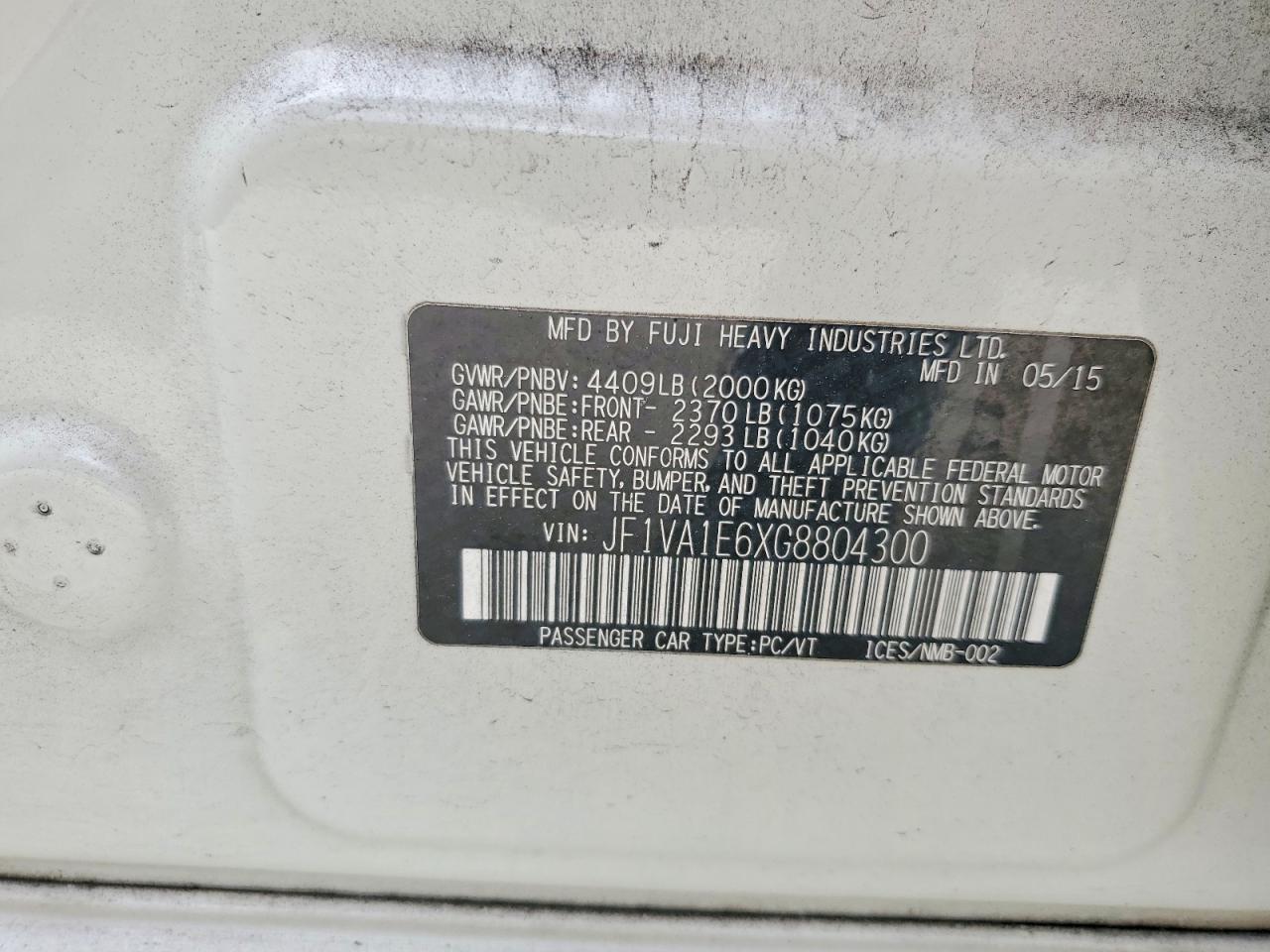 Subaru WRX Premium