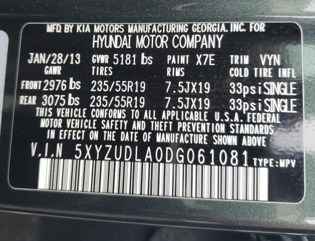 Hyundai SANTA FE 2.0t