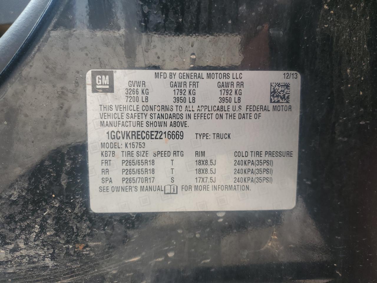 Chevrolet Silverado K1500 Lt