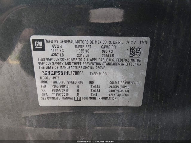 Chevrolet Trax Lt