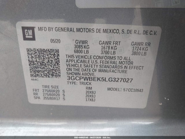 Chevrolet Silverado 1500 2wd  Short Bed Custom
