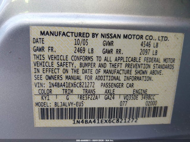 Nissan Maxima 3.5 Se