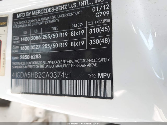 Mercedes-Benz M-Class 4matic