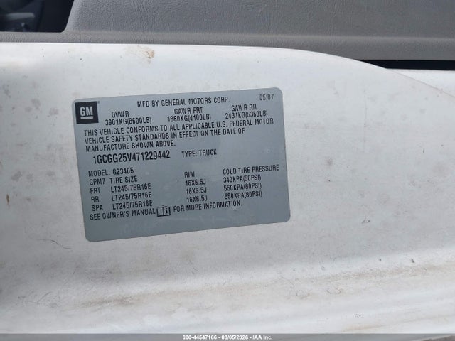 Chevrolet Express Work Van