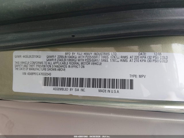 Subaru Outback 2.5i