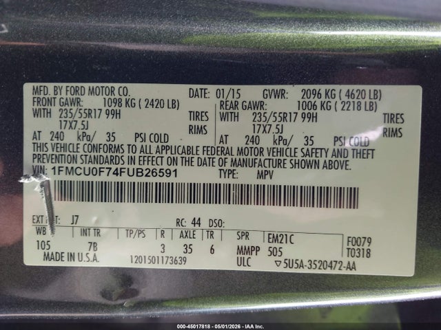 Ford Escape S