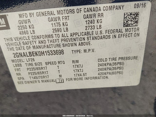 Chevrolet Equinox Ls