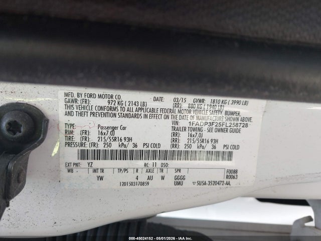 Ford Focus Se