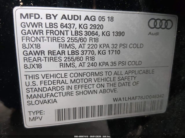 Audi Q7 2.0t Premium