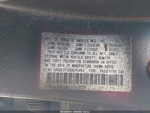 Honda Accord Lx