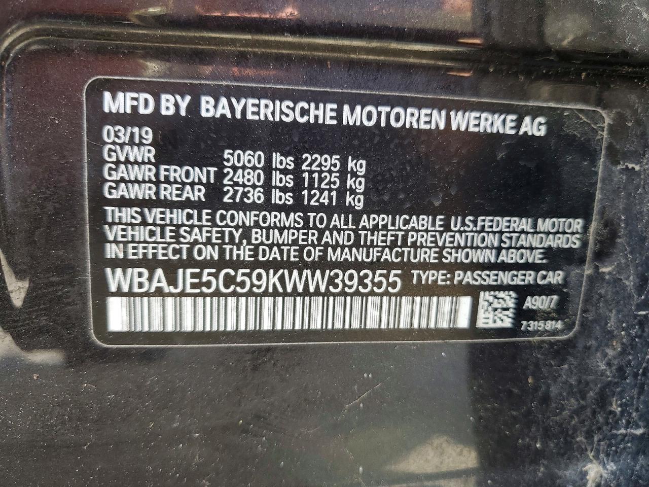BMW 5 Series I