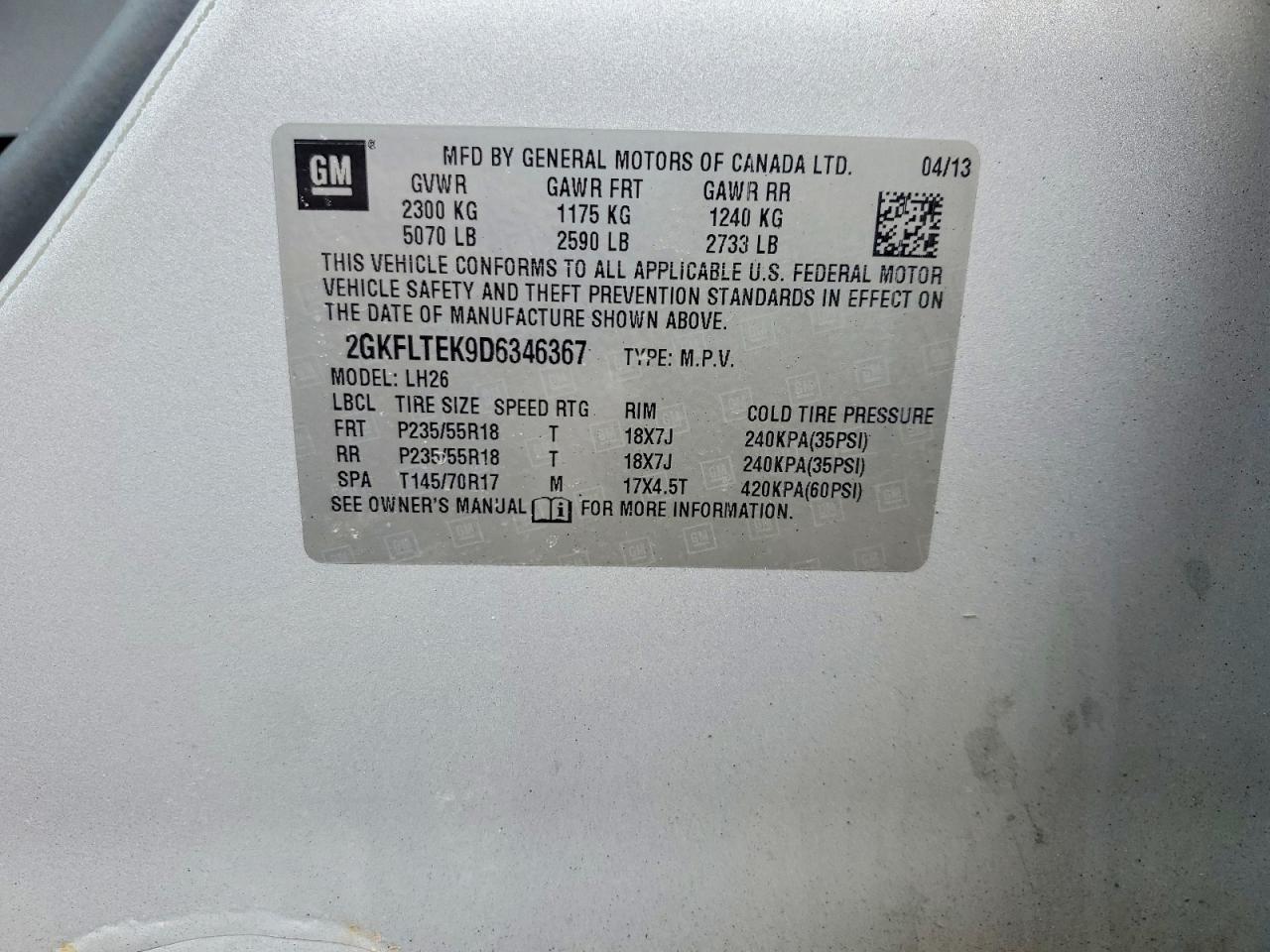 GMC Terrain Sle
