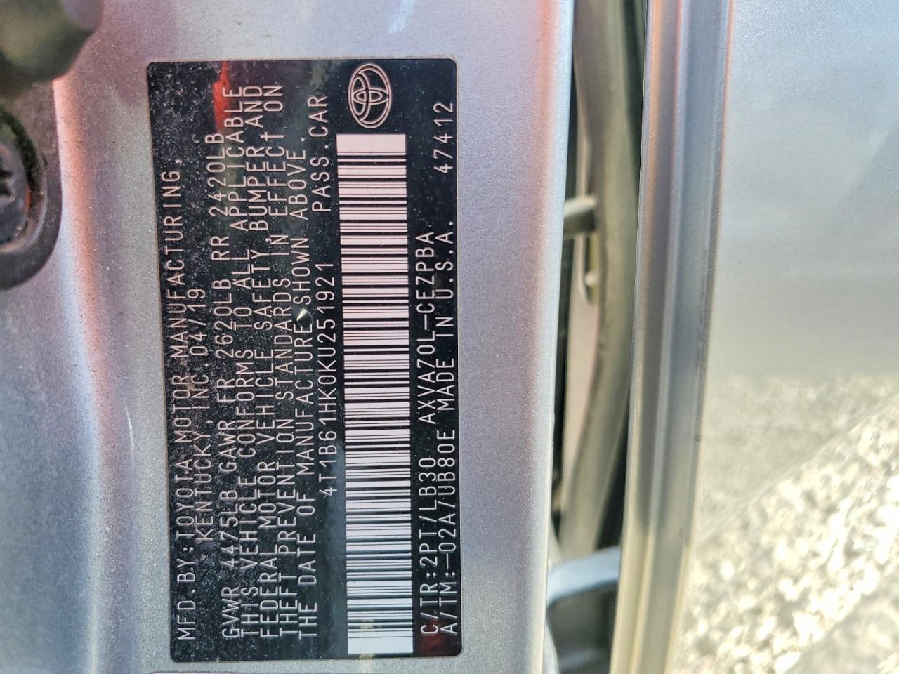 Toyota Camry Xse