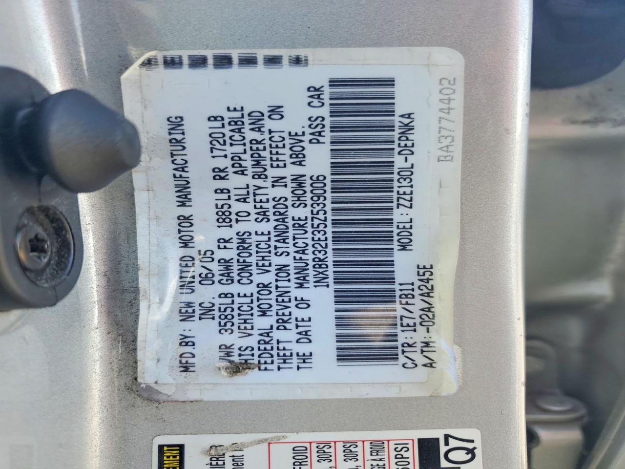 Toyota Corolla Le