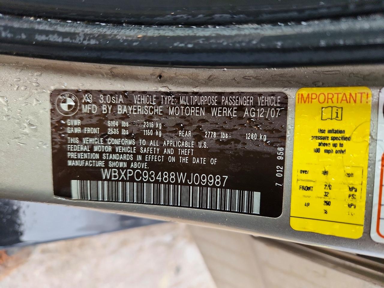 BMW X Series 3.0si