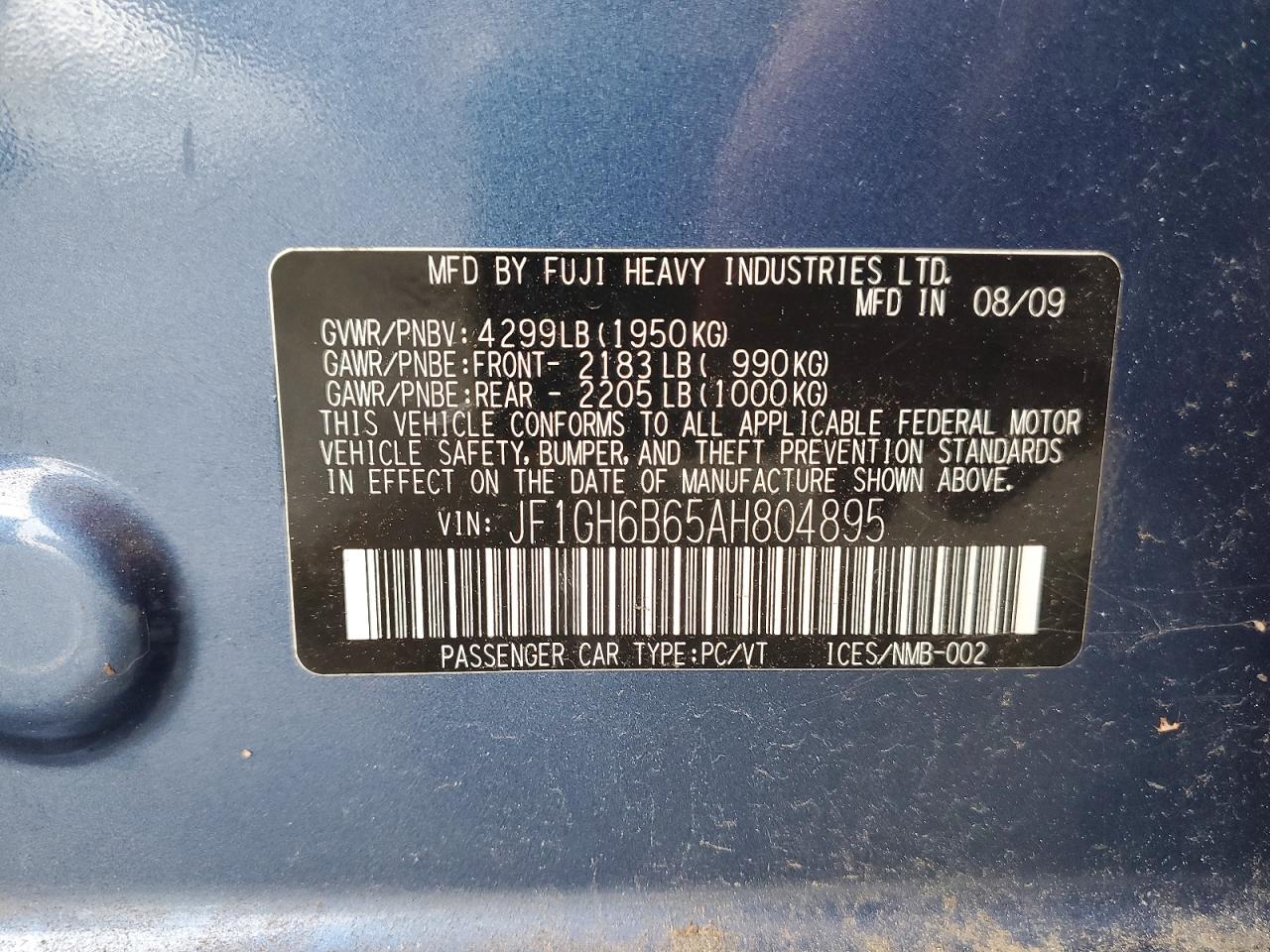 Subaru Impreza 2.5i Premium