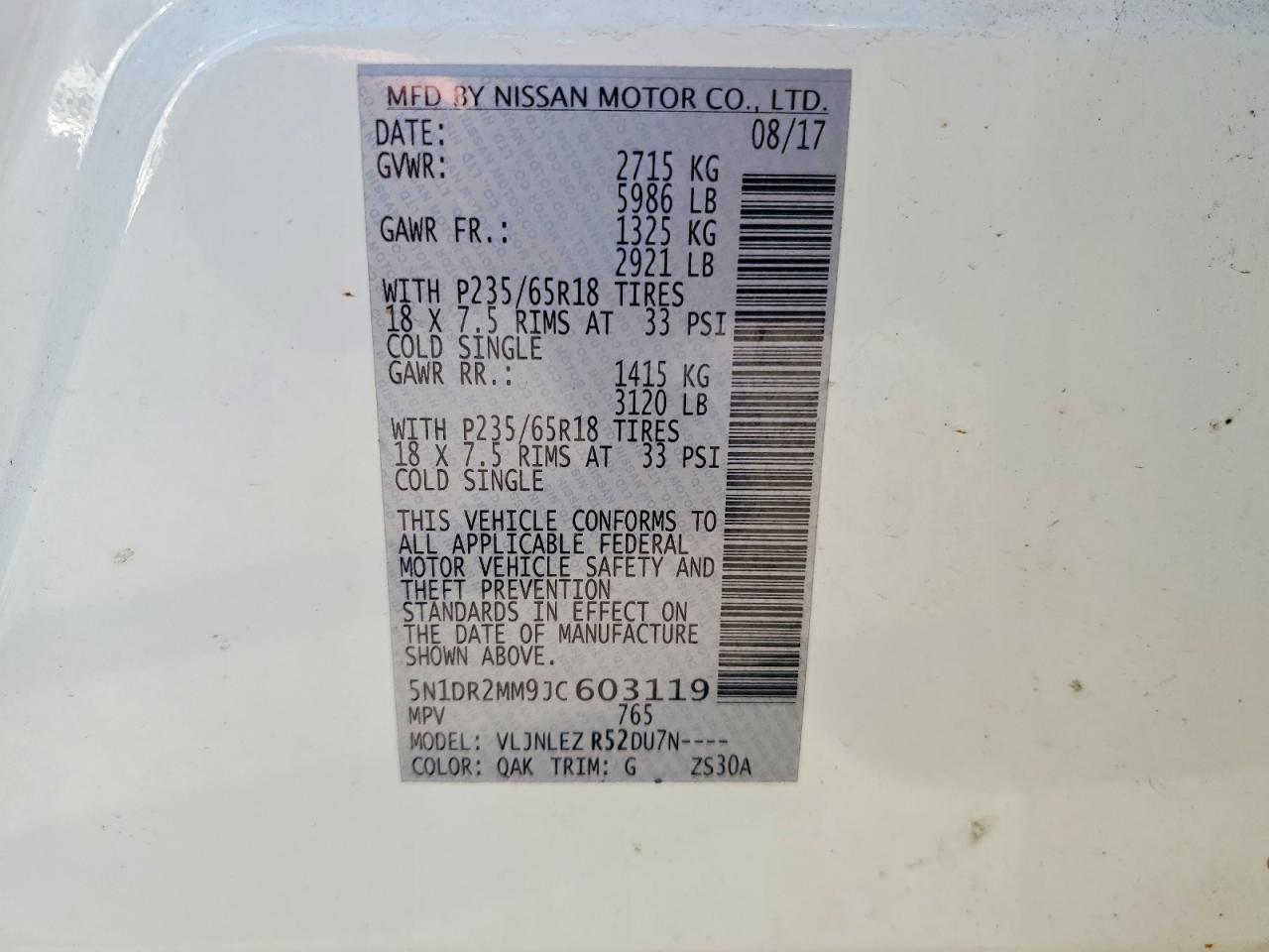 Nissan Pathfinder Sv