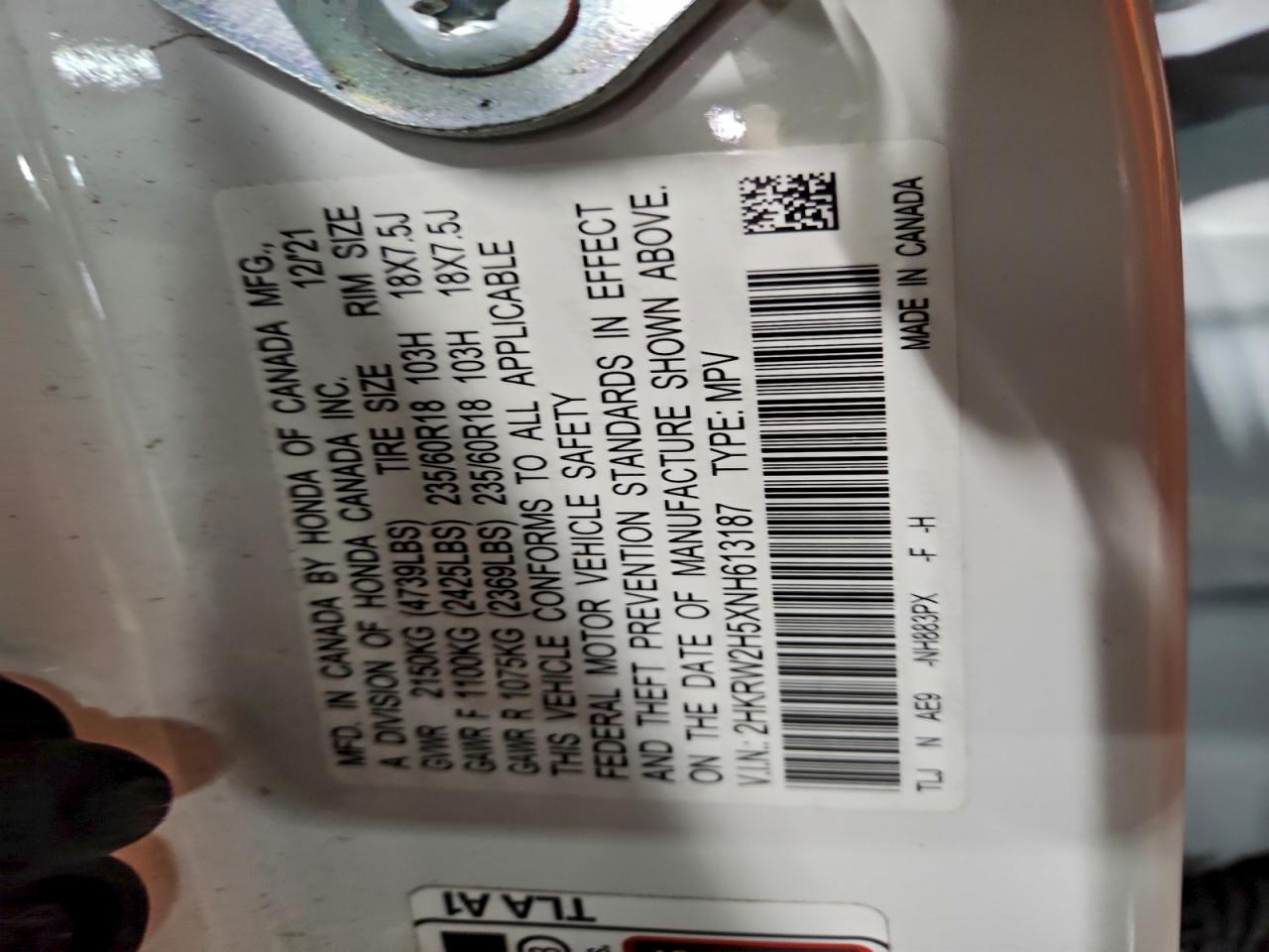 Honda Crv Ex