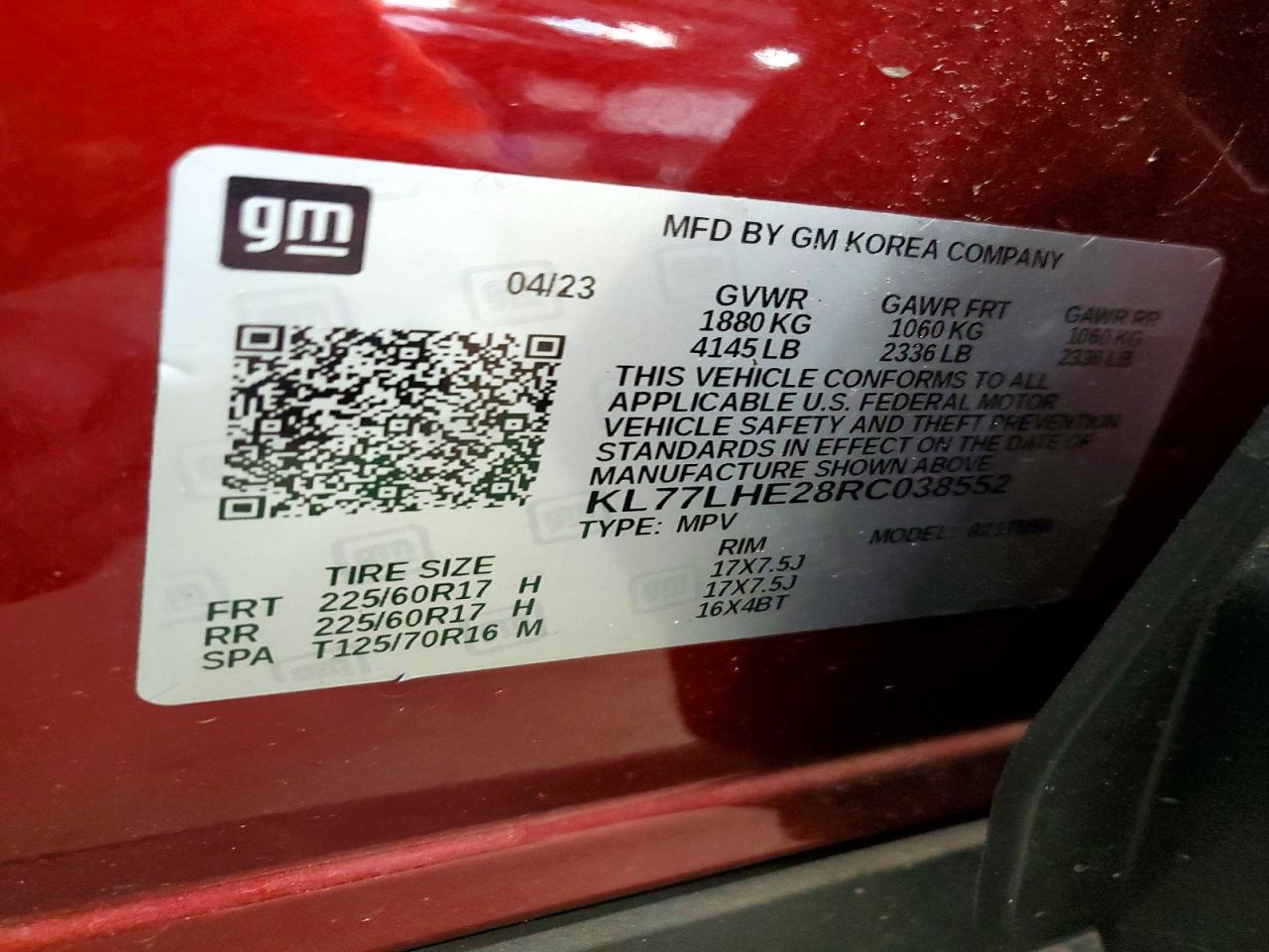 Chevrolet Trax 1lt