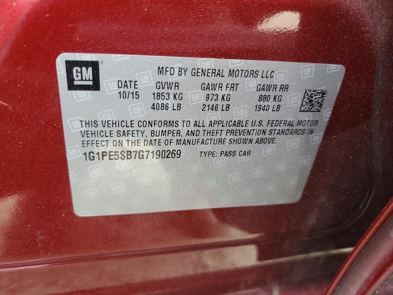 Chevrolet Cruze Lt