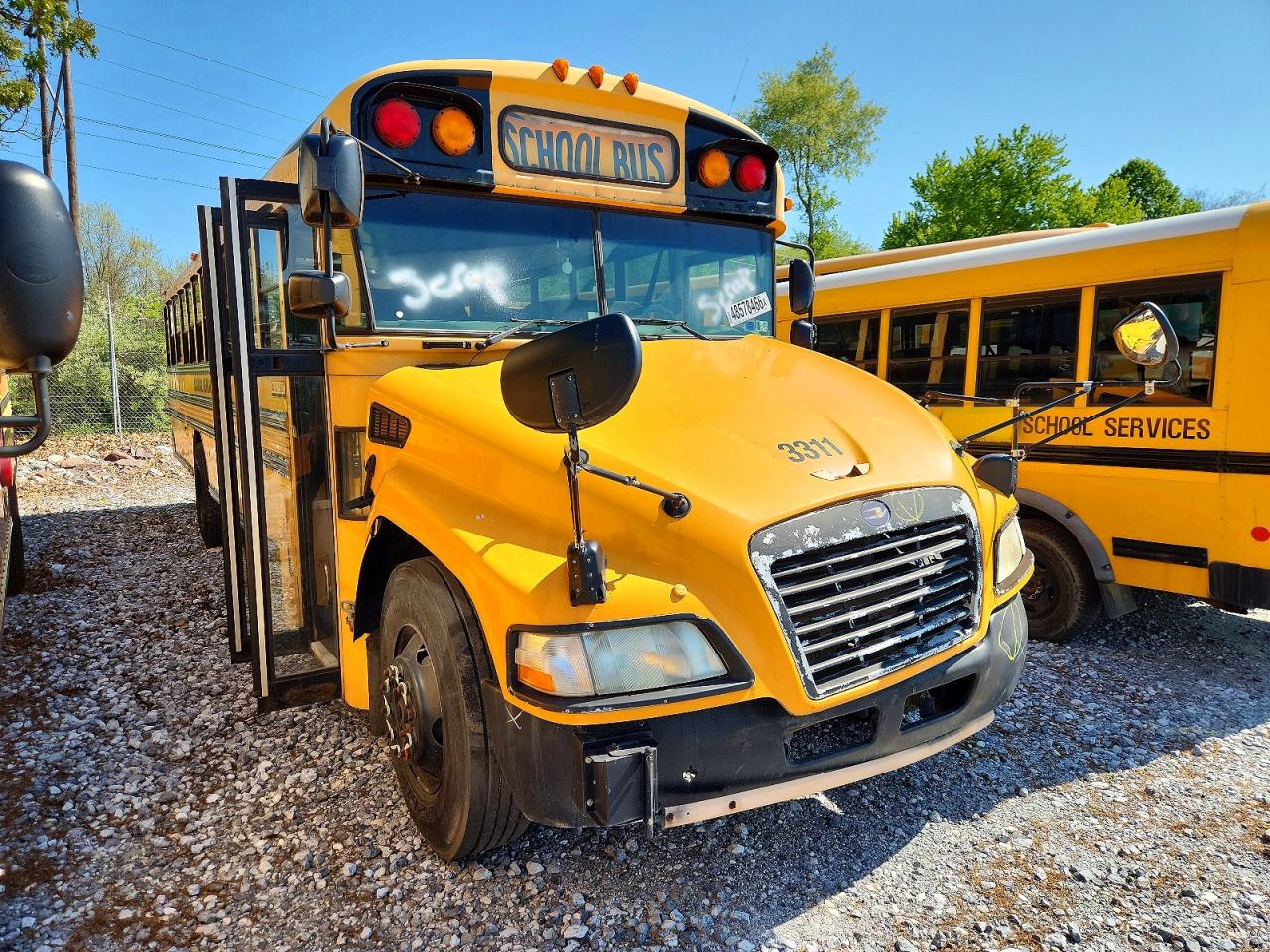 Salvage Blubird School Bus Transit Bus Image