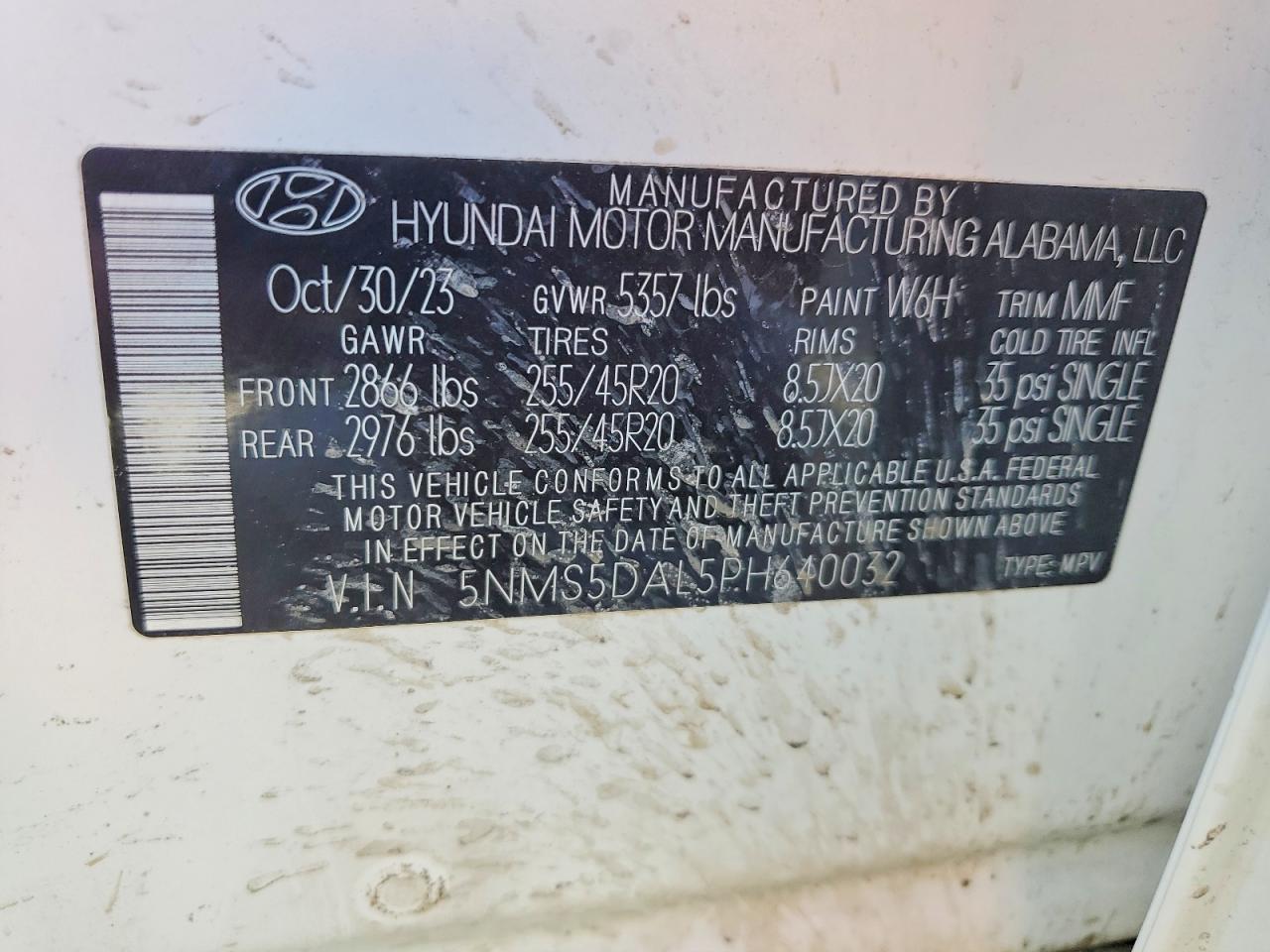 Hyundai SANTA FE Calligraphy