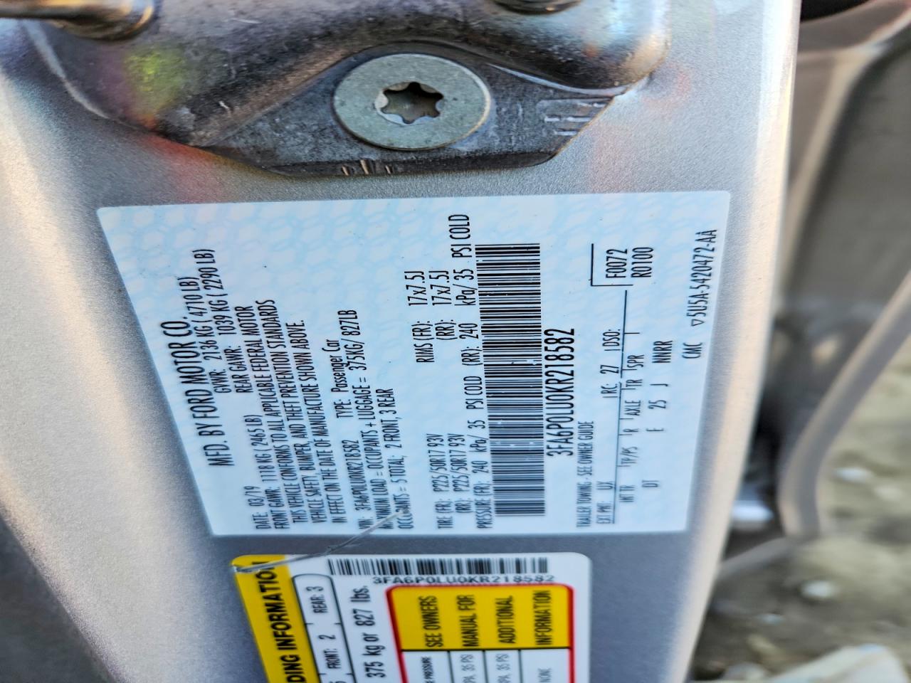 Ford Fusion Se