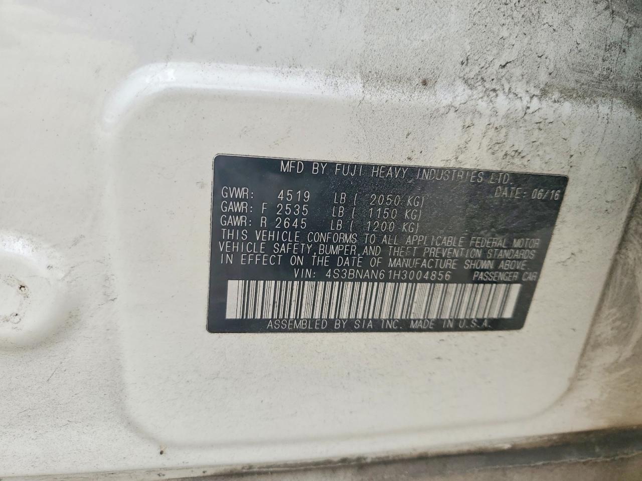 Subaru Legacy 2.5i Limited