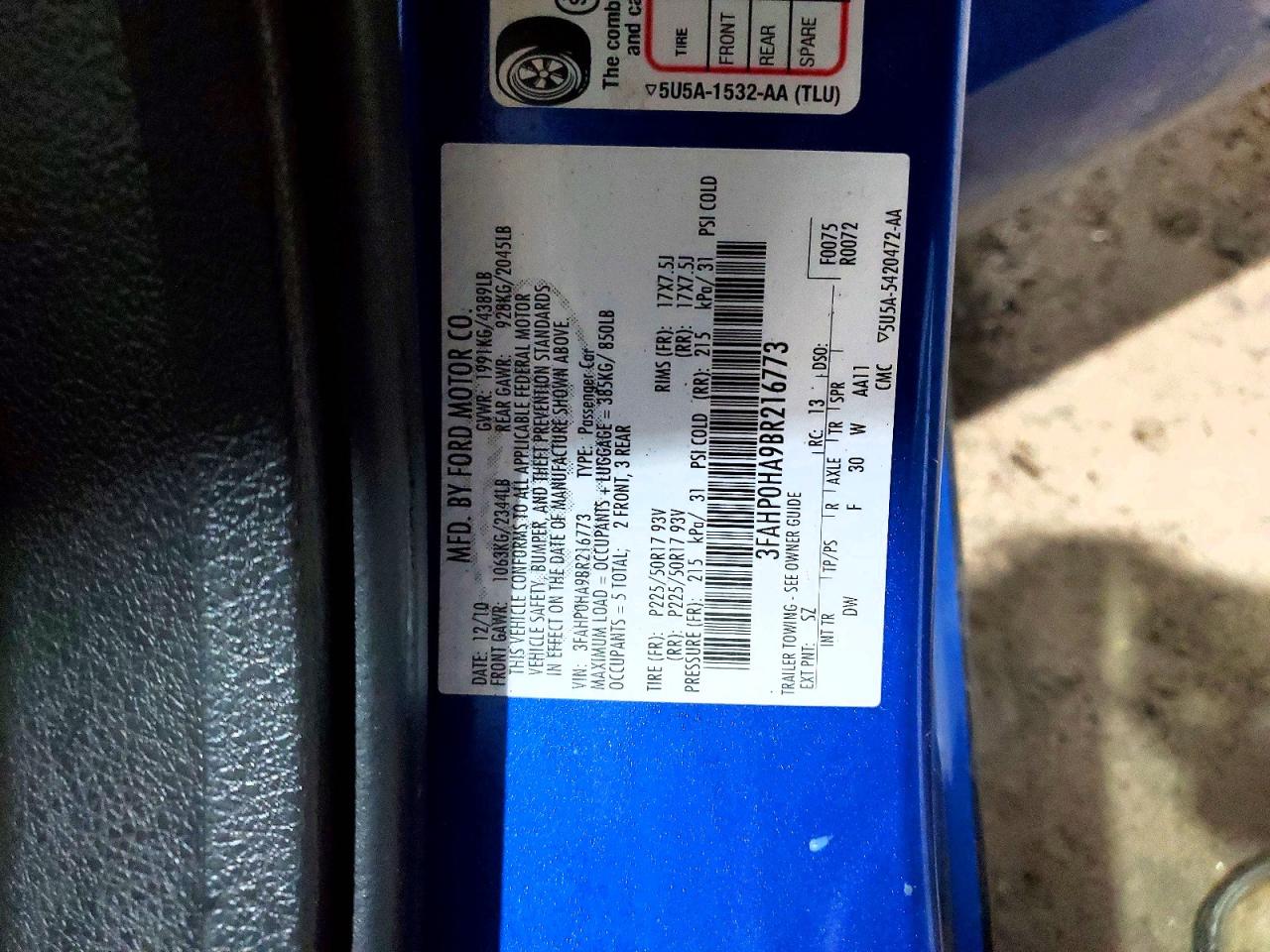 Ford Fusion Se