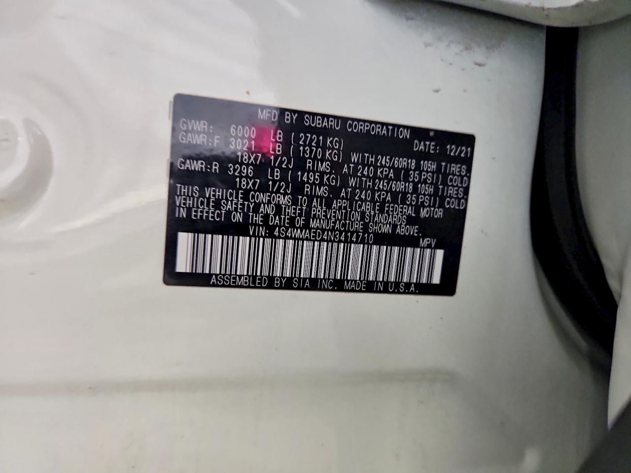Subaru Ascent Premium