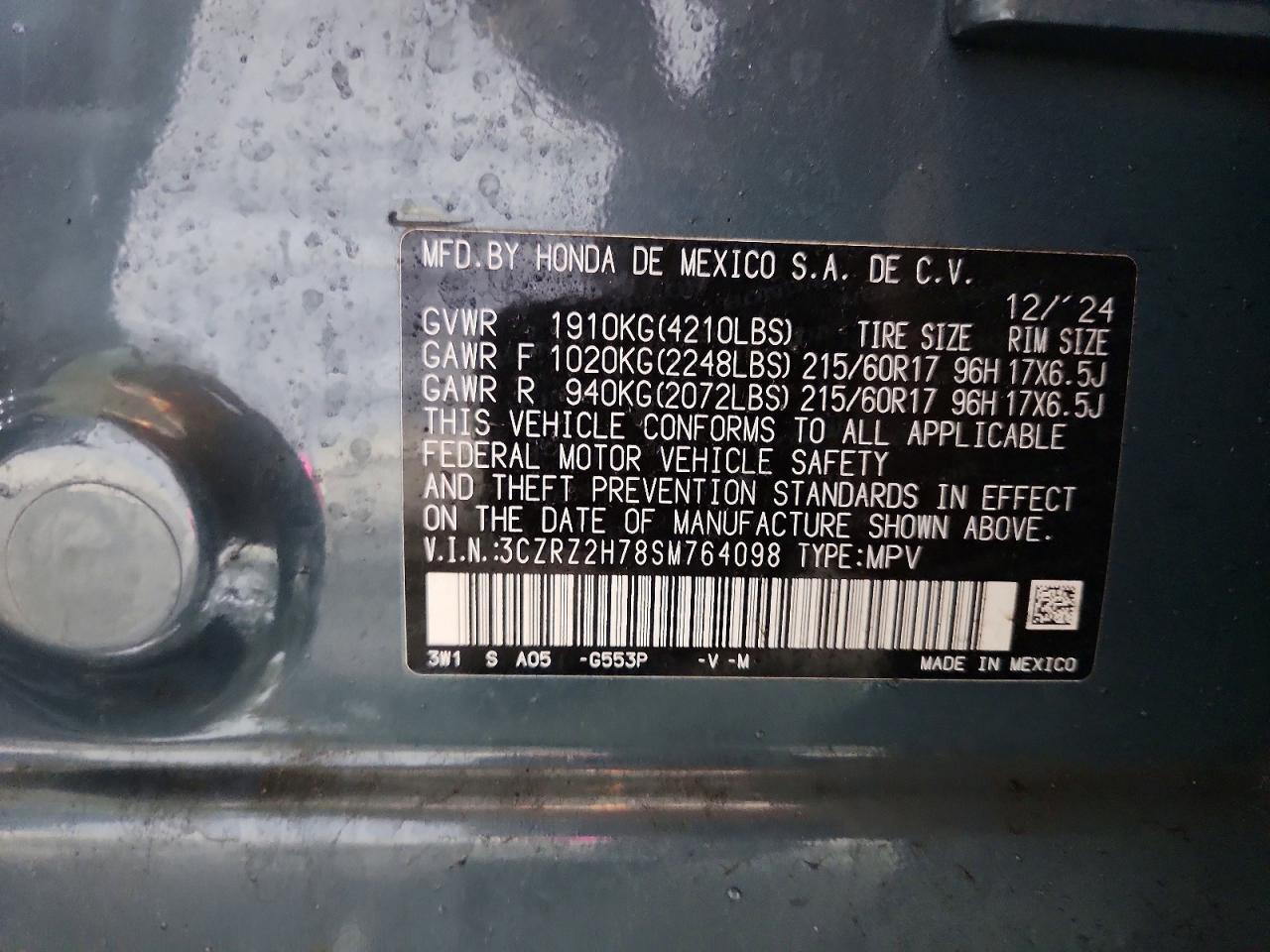 Honda HR-V Exl