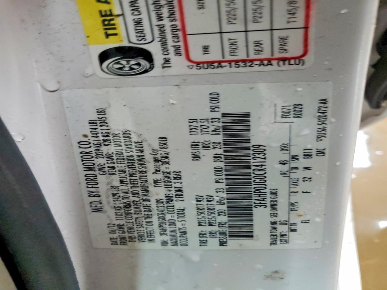 Ford Fusion Sel