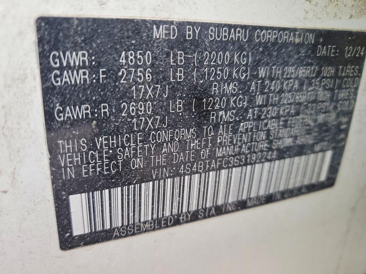 Subaru Outback Premium