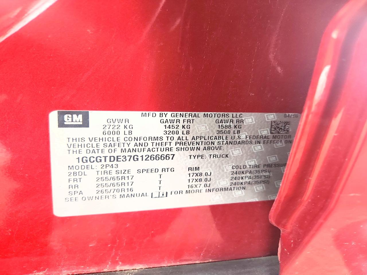 Chevrolet Colorado Z71