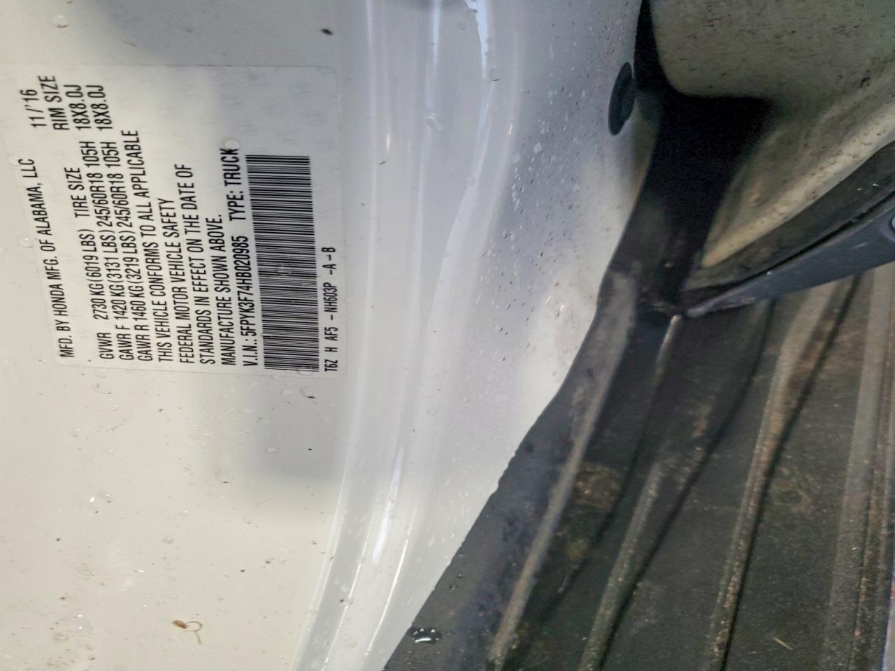 Honda Ridgeline Rtl