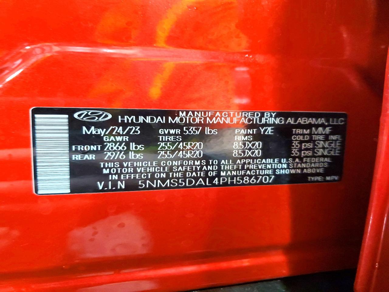 Hyundai SANTA FE Calligraphy